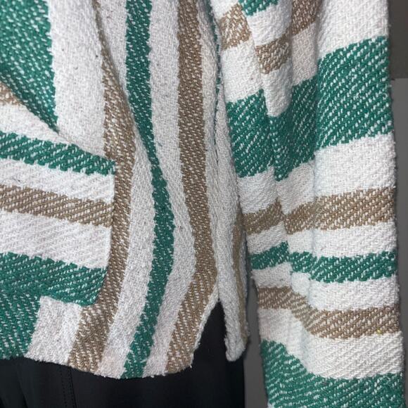 Iguana Jack Mexican Jerga Baja Hoodie sweatshirt Medium Unisex Green,Tan,white - Picture 11 of 16